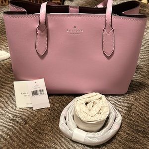 Kate Spade Harper Satchel in Pink Quartz